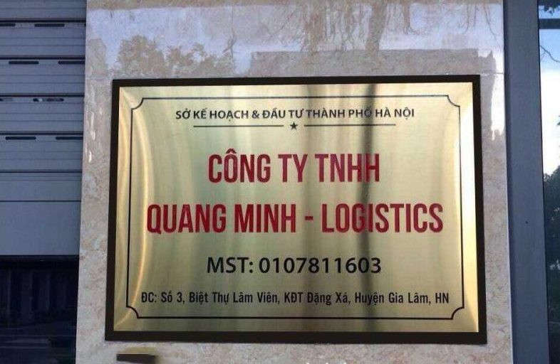 bảng hiệu công ty