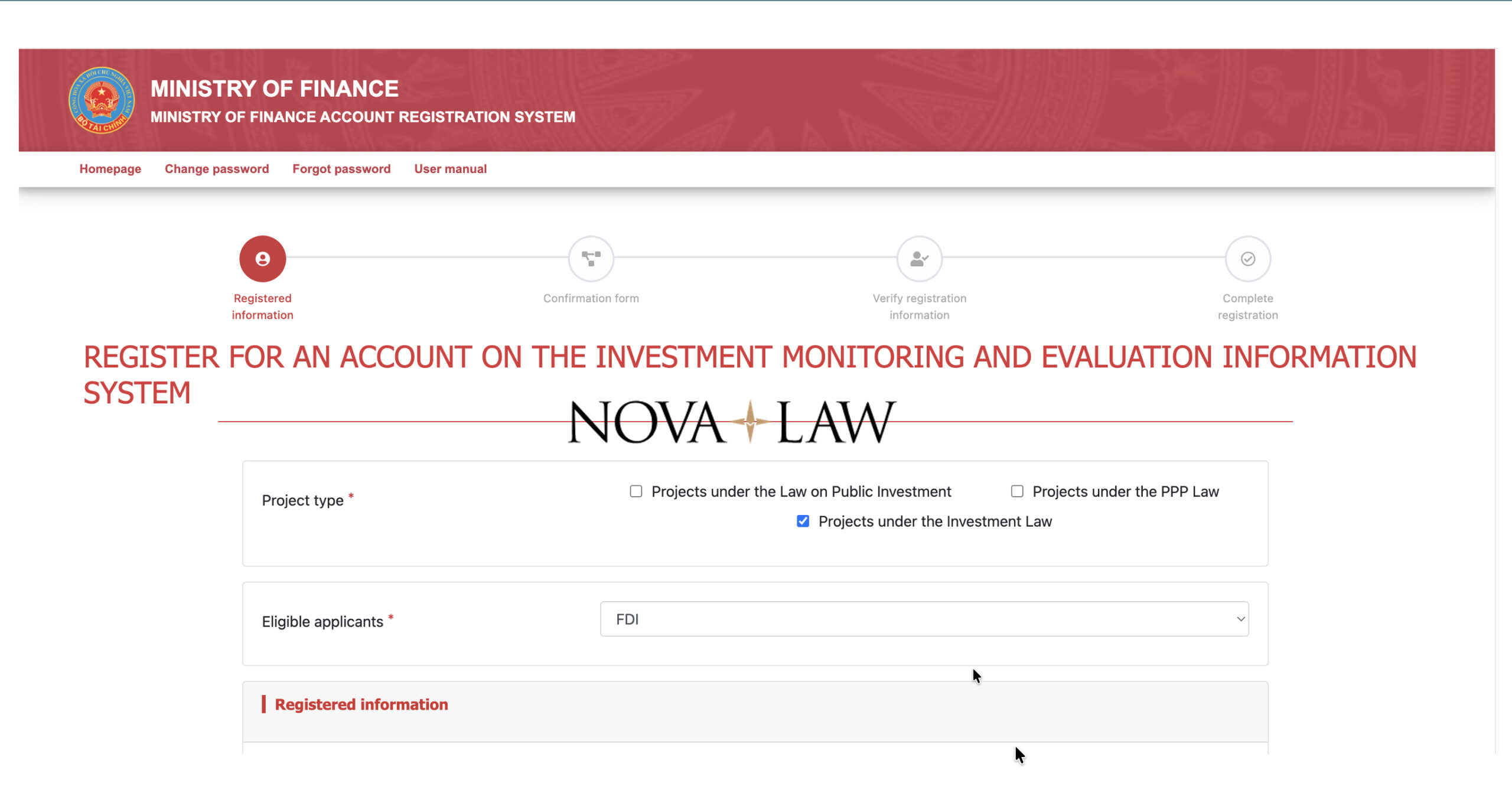 INVESTMENT MONITORING AND EVALUATION INFORMATION SYSTEM OF VIETNAM